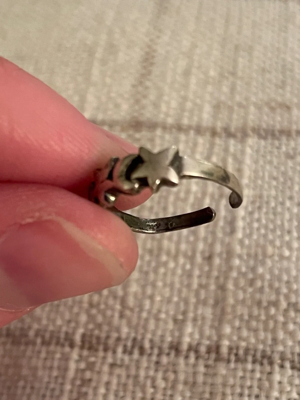 Set of Four Sterling Silver Toe Rings - Picture 8 of 13